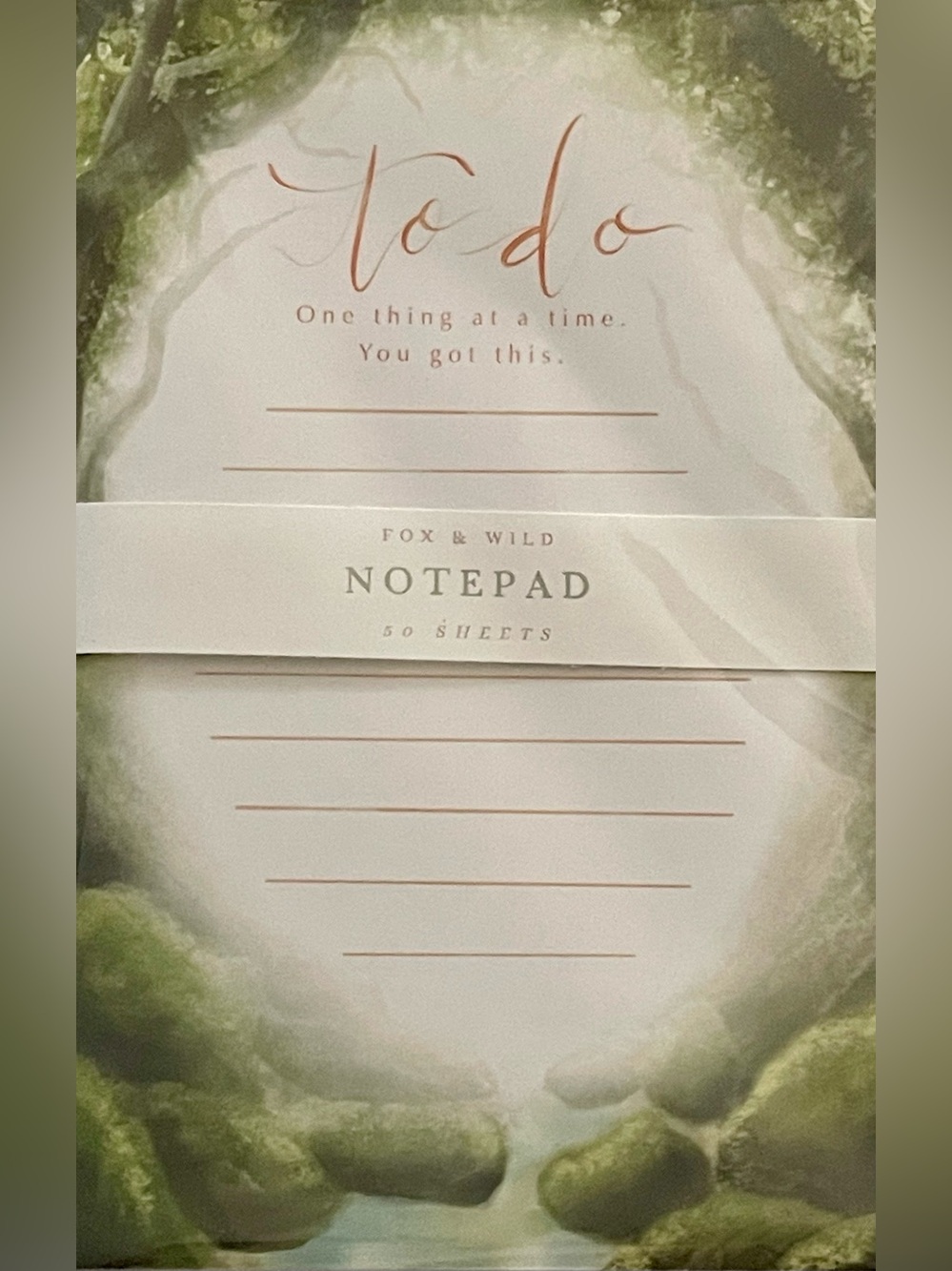 Whimsical Forest To-Do Notepad by Fox & Wild